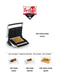 Notice FRITEL CW 2446 Appareil à fondue, raclette et wok