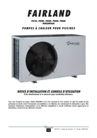 Notice Fairland PH60H Climatiseur