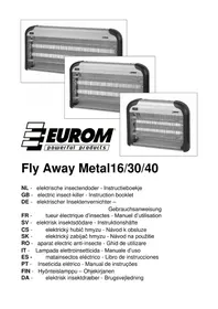 Notice Eurom FLY AWAY METAL 40 Uccidi insetti elettrico