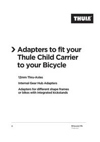 Notice THULE 20100765 Accessoire de vélo