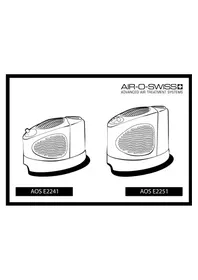 Notice AIR-O-SWISS AOS E2241 Humidificateur