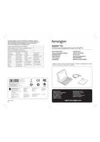 Notice KENSINGTON KEYFOLIO PRO Clavier