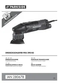 Notice PARKSIDE PDS 290 B2 Ponceuse