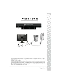 Notice PACKARD BELL VISEO 160 W Moniteur
