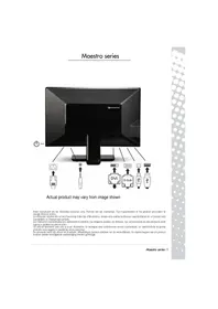 Notice PACKARD BELL MAESTRO 242DX Moniteur