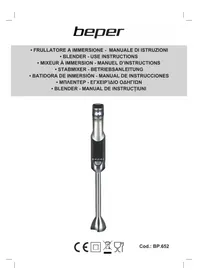 Notice Beper BP.652 Mixeur plongeant