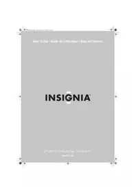 Notice INSIGNIA NS27LCD TELEVISOR