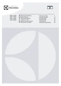 Notice ELECTROLUX EED14650OX Tiroir et armoire chauffants
