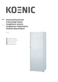 Notice Koenic KUF 22607NF Congelatore