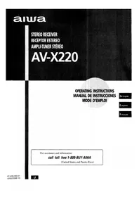 AIWA AVX220 - Receiver