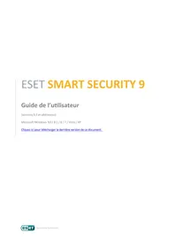 Notice ESET SMART SECURITY 9 Logiciel audio et/ou vidéo