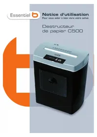 ESSENTIELB C500 - Destructeur de papier