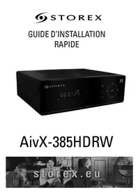 Notice STOREX AIVX385 HDRW Décodeur TV