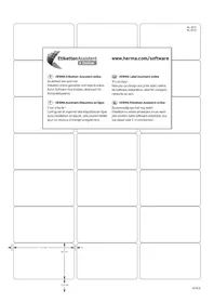 Notice Herma 4677 Étiquettes autocollantes