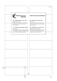 Notice Herma 4479 Étiquettes autocollantes