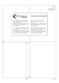 Notice Herma 10019 Imprimante