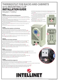 Notice Intellinet 710442 Thermostat