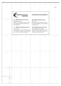 Notice Herma 8046 Étiquettes autocollantes