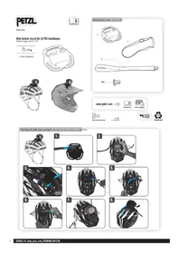 Notice Petzl E55920 STRAP Accessoire pour casque vélo
