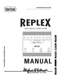 Notice HUGHES & KETTNER REPLEX Machine à effet