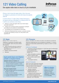Notice INFOCUS IN121PRM2Y Système de vidéo conférence