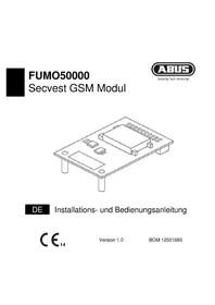 Notice ABUS FUMO50000 Alarme de sécurité