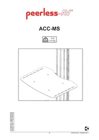 Notice Peerless-AV ACCMS Support audiovisuel