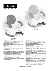 Notice FISHER-PRICE CUSTOM COMFORT POTTY Produits bébés