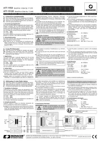 Notice Monacor ATT19100 Contrôleur