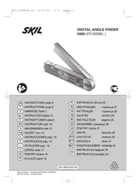 Notice SKIL 0580 AA équipements de mesure
