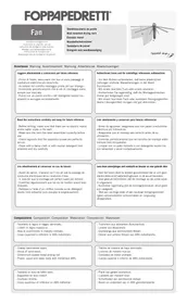 Notice Foppapedretti FAN Étendoir à linge mural