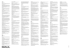 Notice MAUL 1611590 Balance