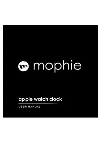 Notice Mophie WATCH DOCK Chargeur