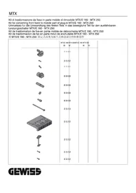 Notice Gewiss GWD8052 Accessoire électrique