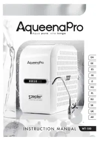Notice Zepter AQUEENA PRO WT100 Water purifier