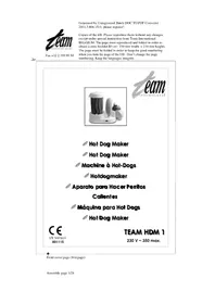 TEAM HDM 1 - Appareil de cuisine électrique