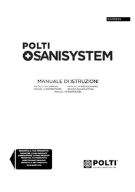 Notice POLTI SANI SYSTEM EXPRESS Nettoyeur vapeur