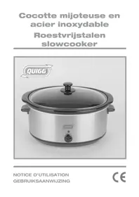 Notice QUIGG BS2380 Elektrische snelkookpan
