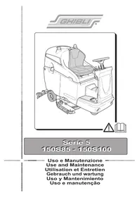 Notice Ghibli S5 150S100 Industrial floor scrubber