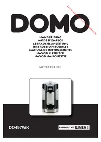 Notice DOMO MY TEA DELUXE DO497WK Theemachine