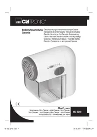 Notice CLATRONIC MC 3240 épilateur électrique