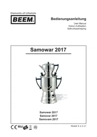 Notice BEEM SAMOWAR 2017 Elektrische theemaker