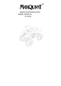 Notice Marquant KL4005 Afstandsbediend voertuig