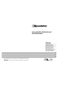 Notice ROADSTAR SPM204 Moulin à épices électrique