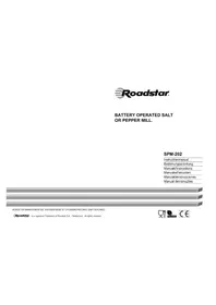 Notice ROADSTAR SPM202 Moulin à épices électrique