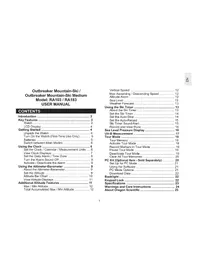 Notice OREGON SCIENTIFIC RA183 Montre connectée sportive