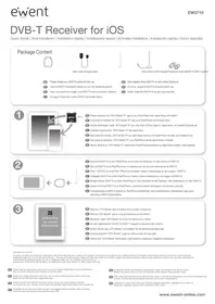 Notice Ewent EW3710 Récepteur TV numérique