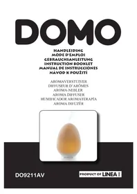Notice DOMO DO9211AV Difusor de aromas