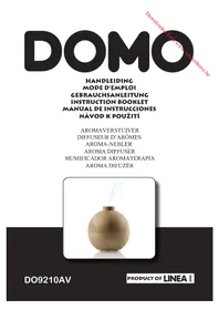 Notice DOMO DO9210AV Difusor de aromas