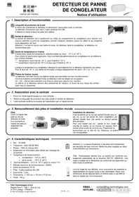 Notice MYFOX TA4008 Détecteur